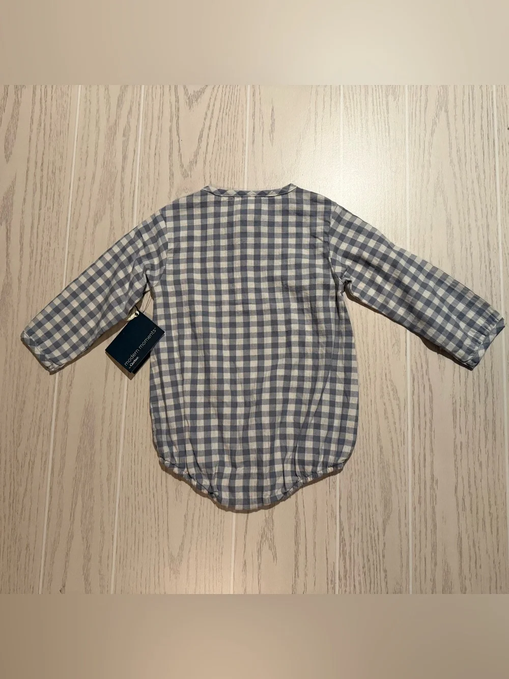 Modern Moments Gerber Baby Boy 18M Plaid Romper Bundle NWT‎